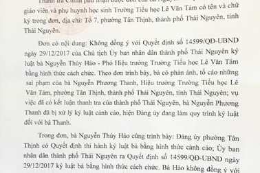 Ban tiếp công dân Trung ương đề nghị giải quyết tố cáo sai phạm tại Thái Nguyên!