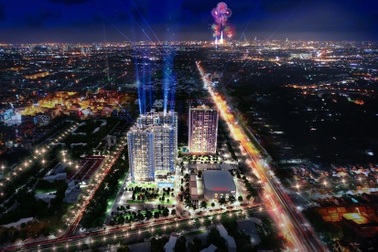 Dĩ An hướng đến đô thị loại I, thi công cầu vượt 550