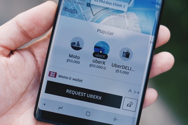 Uber có thêm phương thức thanh toán thứ 3 - Ví điện tử MoMo