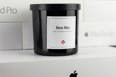 Độc đáo loại nến thơm có mùi.. máy tính Mac mới của Apple