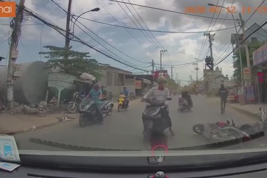 Diễn biến vụ cướp dây chuyền. Nguồn Facebook