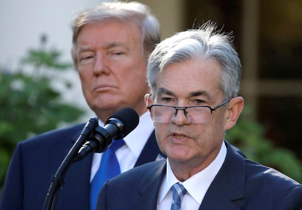 Tổng thống Trump cam kết không sa thải Chủ tịch Fed - 1 Tổng thống Trump cam kết không sa thải Chủ tịch Fed - 1