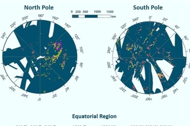 Thế giới giống địa cầu hiện ra trong bản đồ ngoài hành tinh