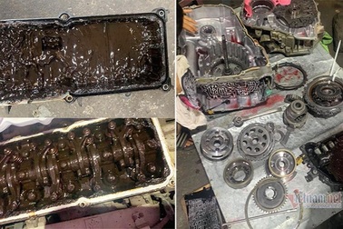 Ô tô hỏng nặng vì bà chủ đi 3 năm không thay dầu