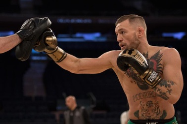 McGregor bị hạ knock-out trên sàn tập trước cuộc đại chiến Mayweather