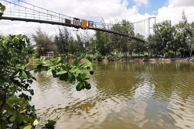 Cứu thiếu nữ 18 tuổi nhảy cầu treo xuống sông, nghi tự tử