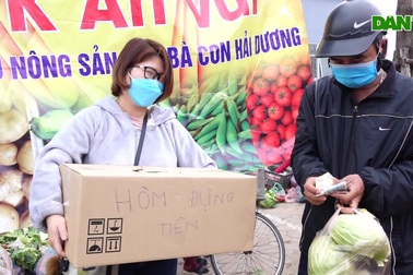 Giải cứu nông sản Hải Dương: Phiên chợ mua tùy ý, trả tiền tùy tâm