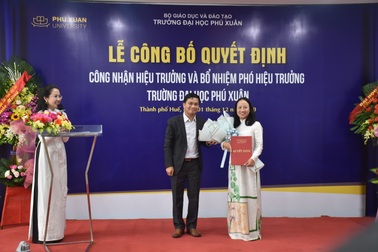 Trường Đại học Phú Xuân chính thức bổ nhiệm hiệu trưởng mới