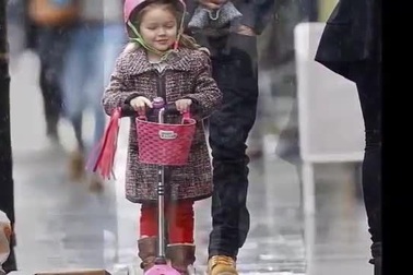 David Beckham và công chúa nhỏ