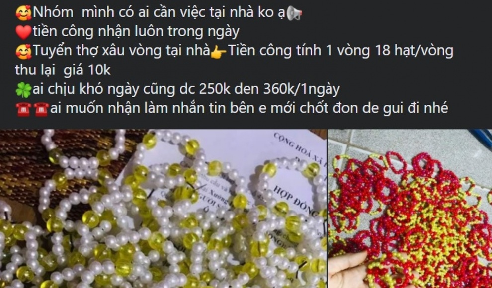 Kiếm việc làm tại nhà trong dịch Covid-19, dở khóc, dở cười vì...bị lừa - 1 Kiếm việc làm tại nhà trong dịch Covid-19, dở khóc, dở cười vì...bị lừa - 1