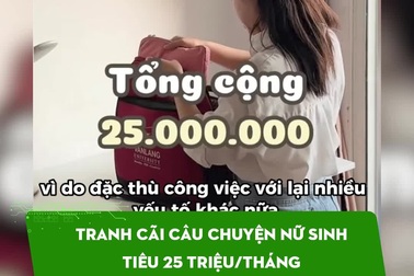 Tranh cãi câu chuyện nữ sinh tiêu 25 triệu/tháng cho "lối sống tối giản"