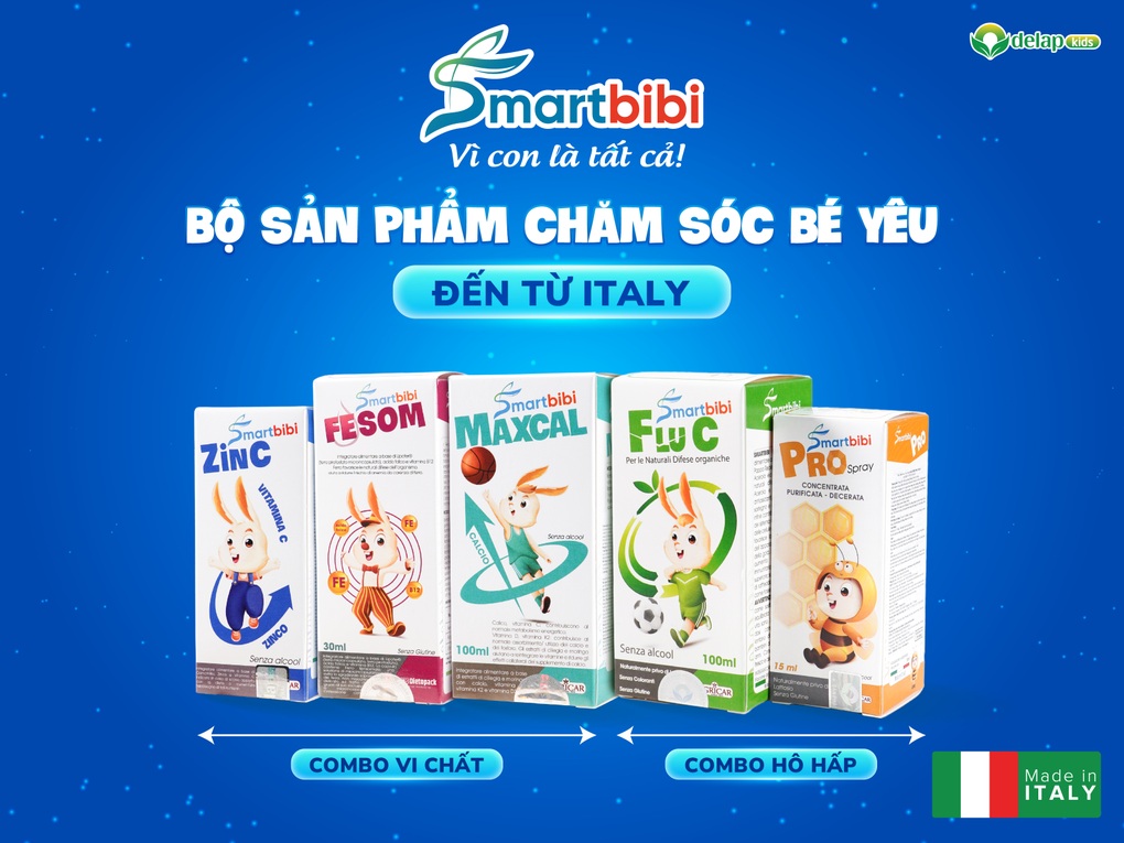 Smartbibi: Chất lượng làm nên thương hiệu chăm sóc sức khoẻ cho bé từ Italy - 4 Smartbibi: Chất lượng làm nên thương hiệu chăm sóc sức khoẻ cho bé từ Italy - 4
