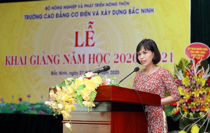 Trường Cao đẳng Cơ điện và Xây dựng Bắc Ninh tổ chức Lễ khai giảng năm học 2020 – 2021 - Ảnh 10.