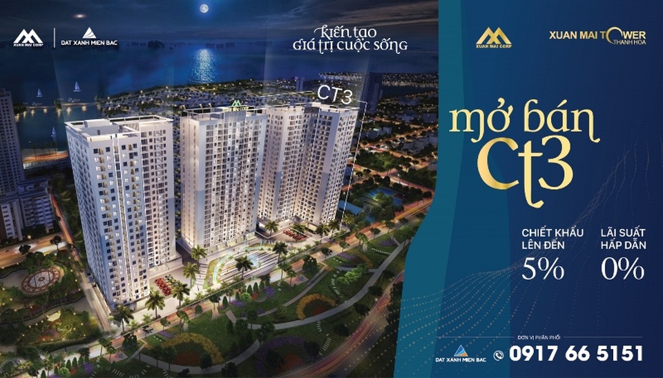 Hơn 700 căn hộ chung cư Xuân Mai Tower Thanh Hóa đã có chủ sở hữu - 3 Hơn 700 căn hộ chung cư Xuân Mai Tower Thanh Hóa đã có chủ sở hữu - 3