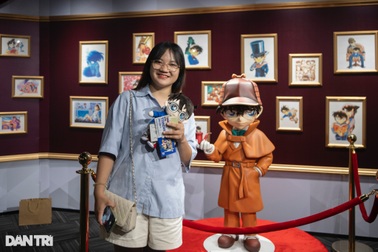 Sống lại ký ức tuổi thơ trong triển lãm "gặp thám tử Conan" tại Hà Nội