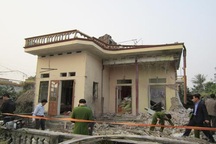 Nổ thuốc pháo, một người chết thảm