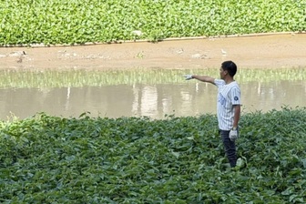 Thi thể nam giới nổi trên rạch ở TPHCM