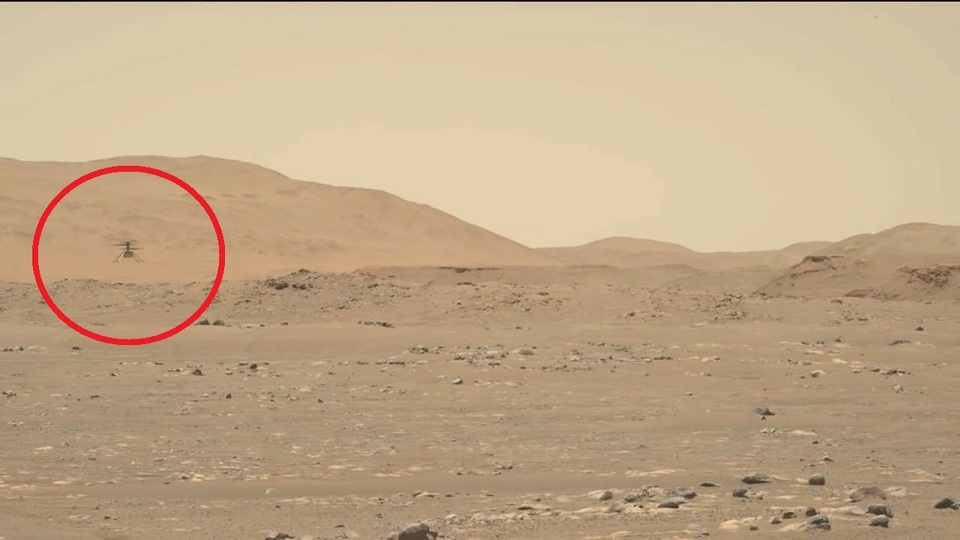 Trực thăng của NASA lập kỷ lục về khoảng cách, tốc độ khi bay trên sao Hỏa - 1 Trực thăng của NASA lập kỷ lục về khoảng cách, tốc độ khi bay trên sao Hỏa - 1