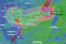 Bão Nesat vào Biển Đông, mạnh cấp 11
