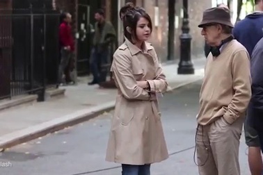 Selena Gomez xuất hiện trên phim trường ở thành phố New York