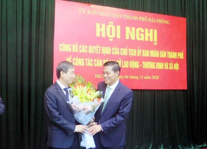 Đồng chí Đỗ Văn Bình giữ chức vụ giám đốc Sở Lao động-Thương binh và Xã hội thành phố Hải Phòng - Ảnh 1. Đồng chí Đỗ Văn Bình giữ chức vụ giám đốc Sở Lao động-Thương binh và Xã hội thành phố Hải Phòng - Ảnh 1.