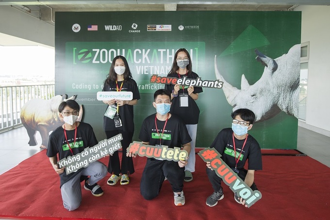 Các đội thi Zoohackathon Vietnam 2021.
