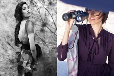 Lan Khuê trang nhã cùng thời trang Burberry