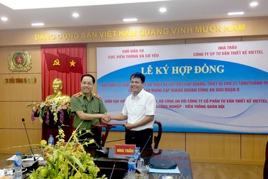 Viettel trúng thầu xây dựng dự án mạng cáp quang lớn nhất cho Bộ Công an