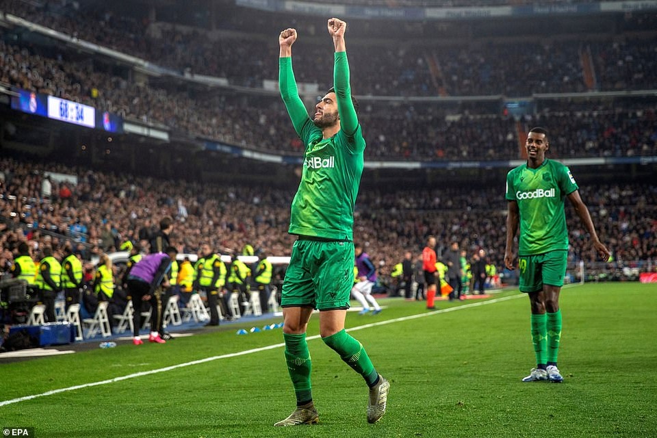 Thua Sociedad trong “cơn mưa bàn thắng”, Real Madrid chia tay Cúp Nhà vua - 8 Thua Sociedad trong “cơn mưa bàn thắng”, Real Madrid chia tay Cúp Nhà vua - 8