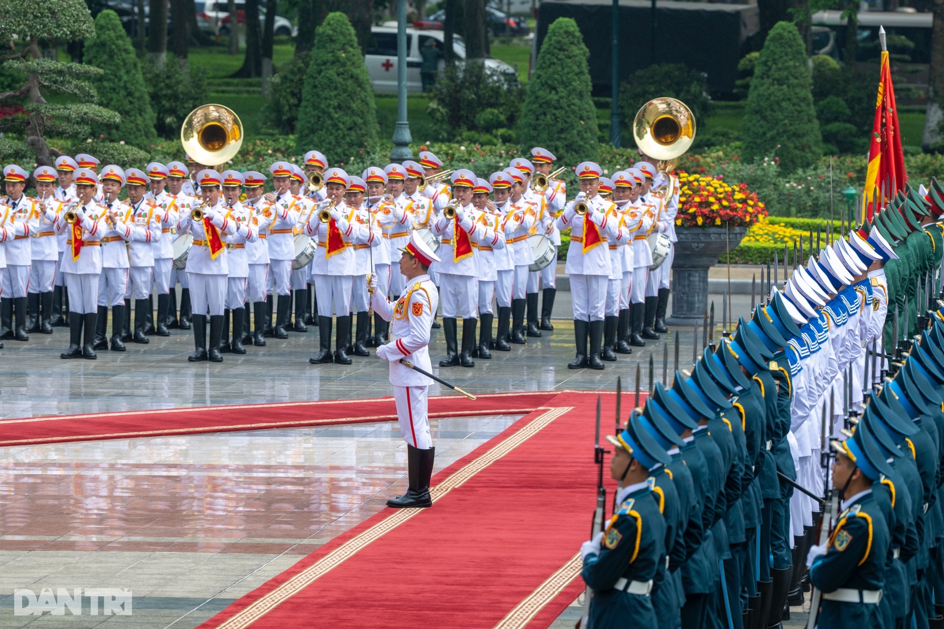 Chủ tịch nước Lương Cường chủ trì lễ đón Tổng thống Sri Lanka thăm Việt Nam - 5 Chủ tịch nước Lương Cường chủ trì lễ đón Tổng thống Sri Lanka thăm Việt Nam - 5