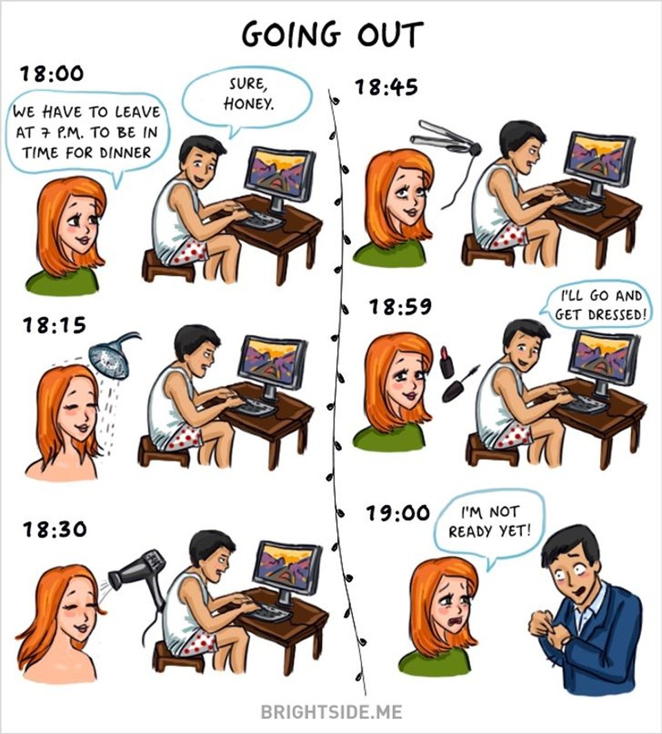 Đàn ông và đàn bà - họ quá khác nhau! - 4 Đàn ông và đàn bà - họ quá khác nhau! - 4