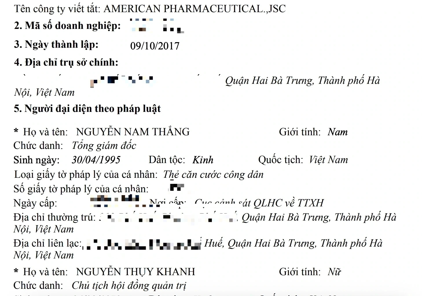 Khởi tố TikToker Vũ Hồng Phúc Cún Bông: Thông tin doanh nghiệp liên quan  - 2