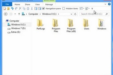Thêm thanh công cụ hữu ích cho cửa sổ Explorer của Windows 8