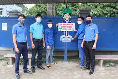 Độc đáo hình nộm tuyên truyền phòng, chống dịch Covid-19