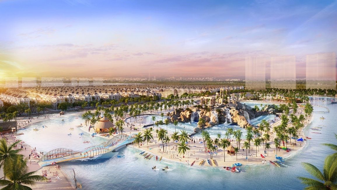 Khai trương tổ hợp biển hồ tạo sóng tại Vinhomes Ocean Park 2 - The Empire - 1 Khai trương tổ hợp biển hồ tạo sóng tại Vinhomes Ocean Park 2 - The Empire - 1