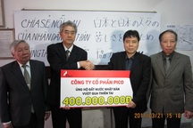 Hệ thống siêu thị Pico ủng hộ người dân Nhật Bản 400 triệu đồng