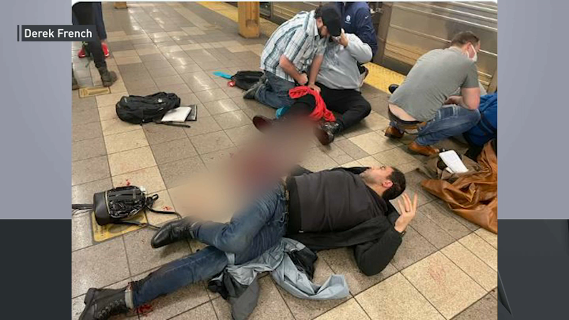 Ném lựu đạn khói, xả súng tại ga tàu điện ngầm ở New York - 1 Ném lựu đạn khói, xả súng tại ga tàu điện ngầm ở New York - 1