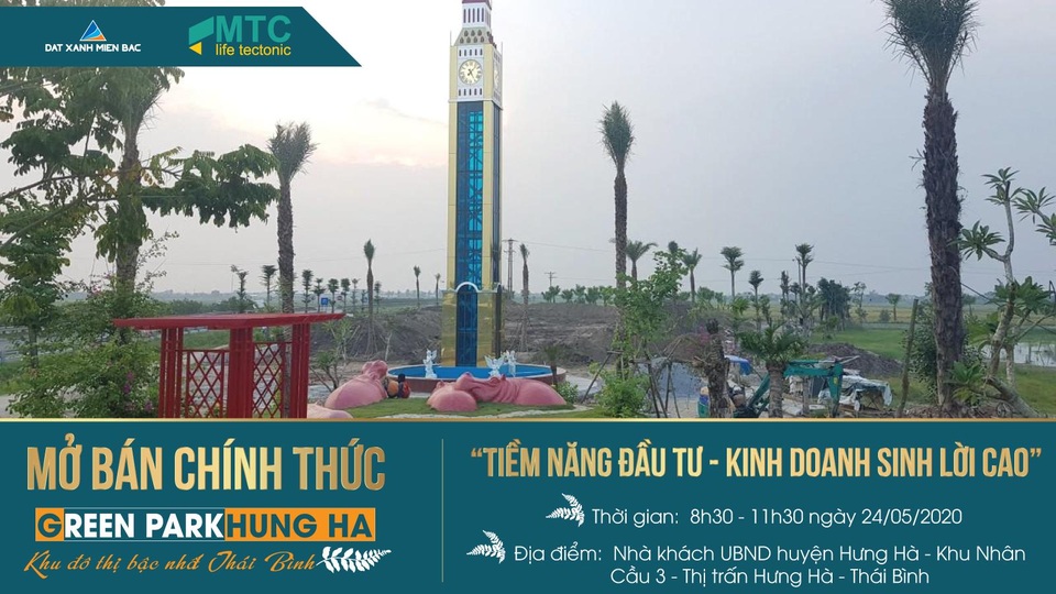 Tiến độ thi công thần tốc tại Green Park Hưng Hà - 3 Tiến độ thi công thần tốc tại Green Park Hưng Hà - 3