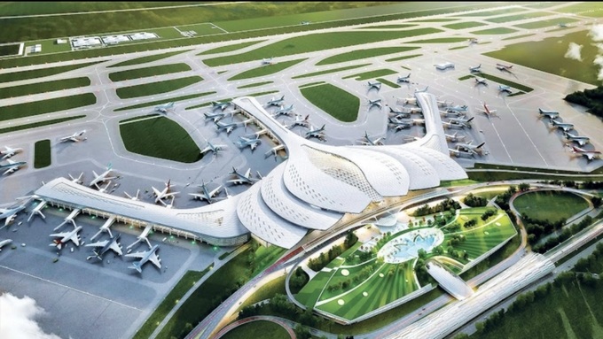 Sân bay Long Thành hoàn thành xây dựng và đi vào hoạt động sẽ là sân bay lớn nhất cả nước.