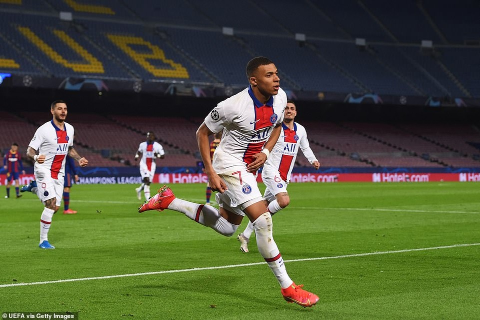 Barcelona 1-4 PSG: Cú hattrick của Mbappe - 11 Barcelona 1-4 PSG: Cú hattrick của Mbappe - 11
