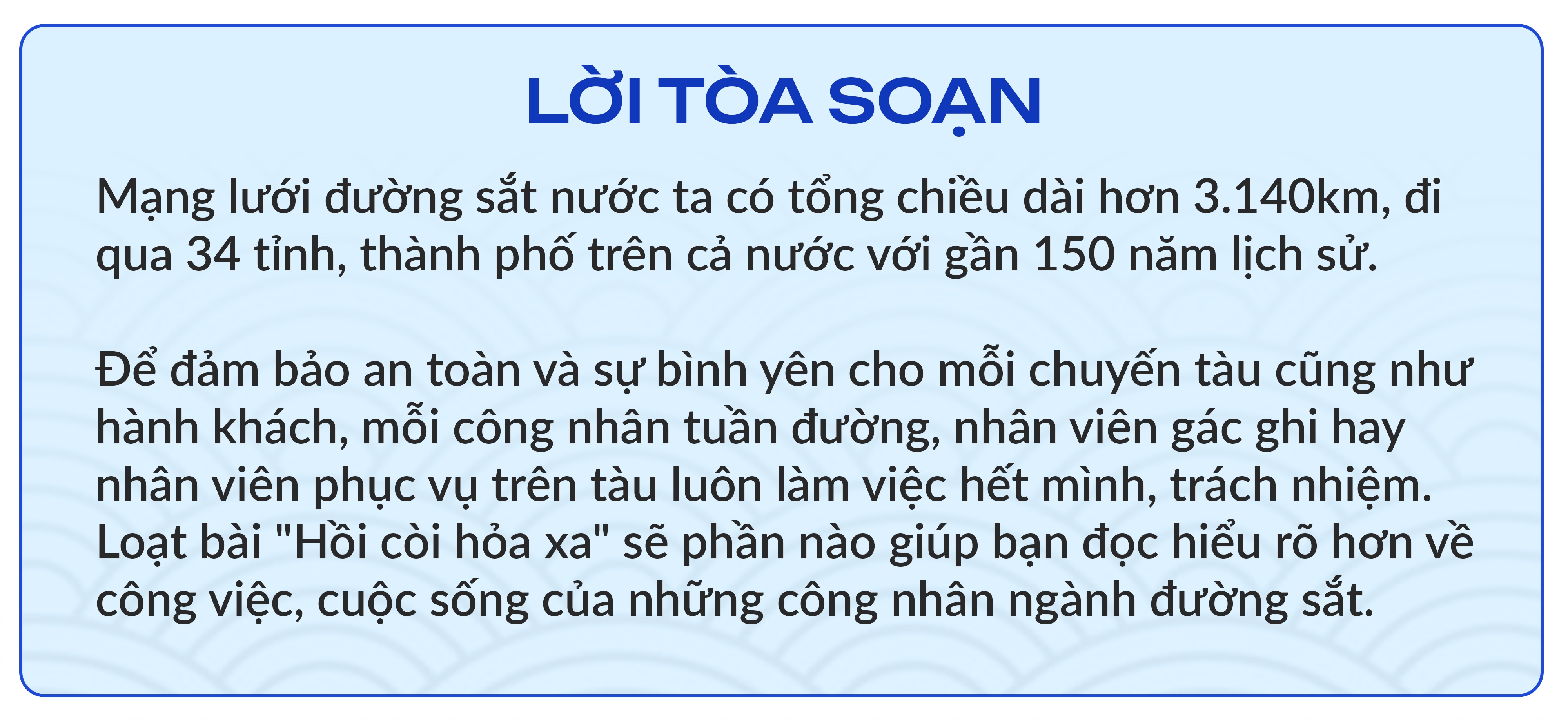 Hồi còi hỏa xa - kỳ 4: 22 năm tuần đường, đi bộ tương đương 3 vòng Trái Đất - 1 Hồi còi hỏa xa - kỳ 4: 22 năm tuần đường, đi bộ tương đương 3 vòng Trái Đất - 1