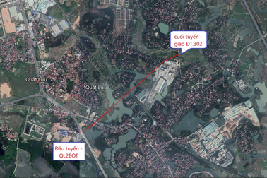 Vĩnh Phúc chi 600 tỷ đồng làm tuyến đường hơn 1,6km