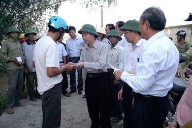 UBMTTQ Việt Nam ủng hộ 2,2 tỷ đồng cho Nghệ An