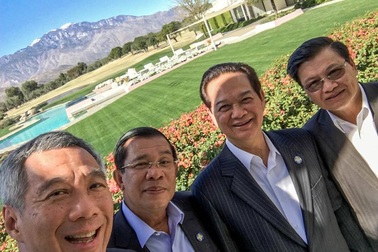 Ảnh "tự sướng" của các lãnh đạo ASEAN tại Sunnylands gây "sốt"