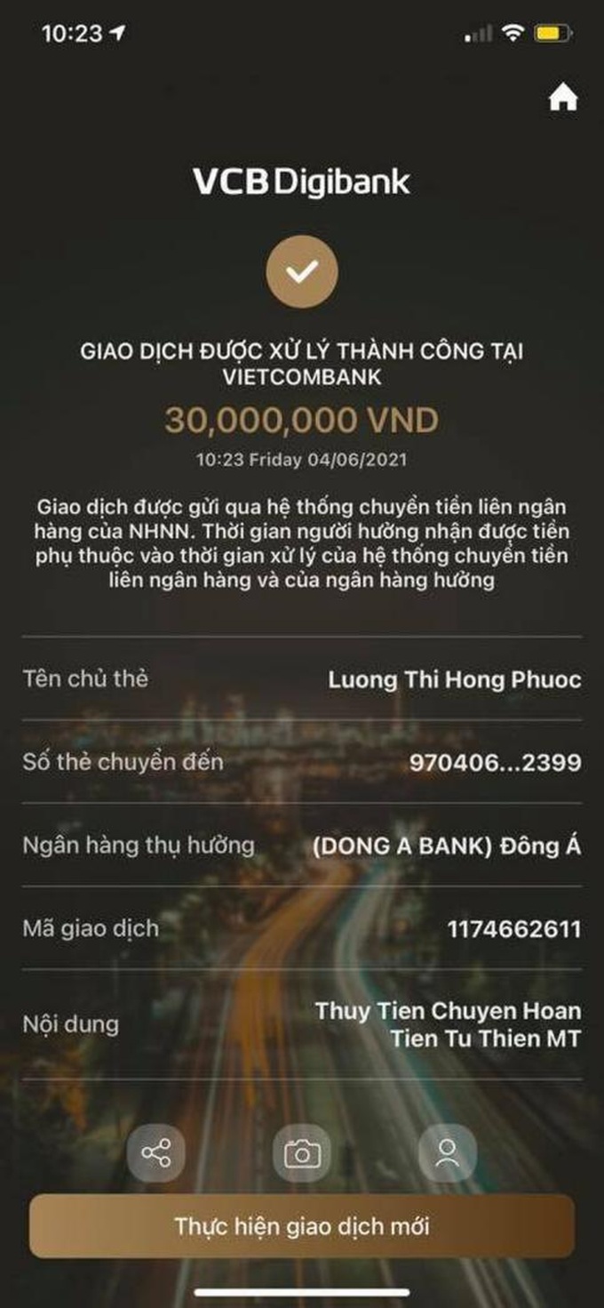 Thuỷ Tiên xin lỗi vụ chuyển nhầm số tiền 30 triệu - Ảnh 4.