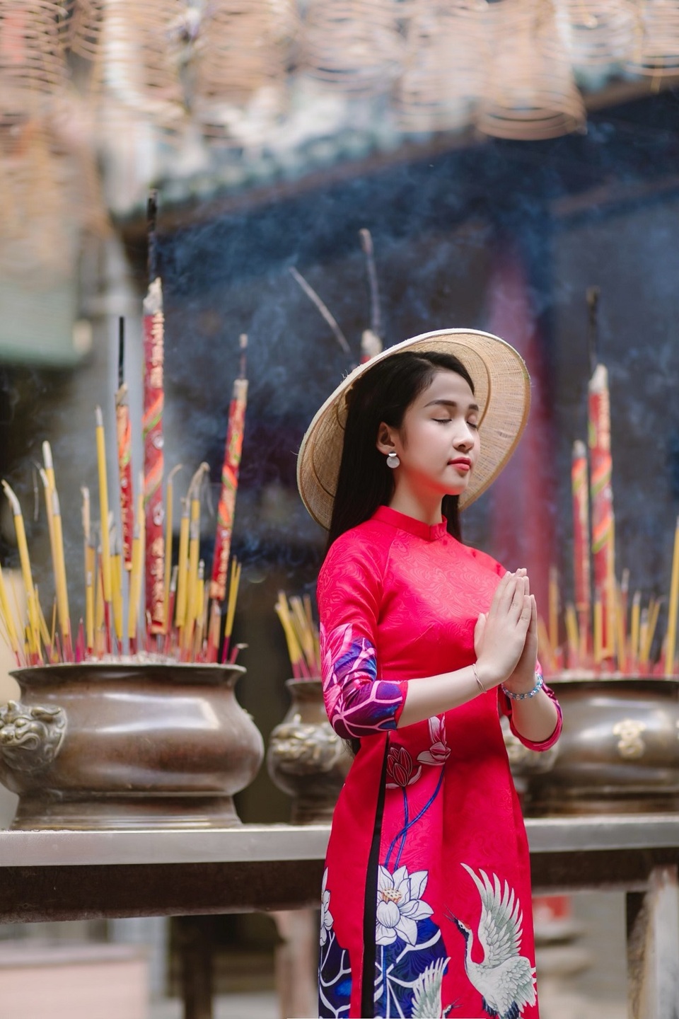 Hoa khôi ĐH Công nghệ TP.HCM duyên dáng trong bộ ảnh đón Xuân - 11 Hoa khôi ĐH Công nghệ TP.HCM duyên dáng trong bộ ảnh đón Xuân - 11
