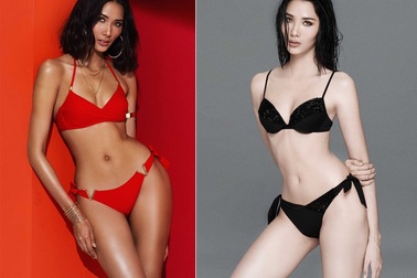 Á hậu Hoàng Thùy khoe dáng nóng bỏng với bikini
