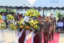 Lễ đón 98 hài cốt liệt sĩ quân tình nguyện và chuyên gia Việt Nam hy sinh tại Lào