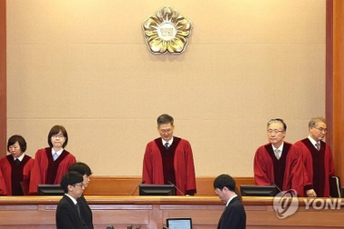 Phiên tòa đầu tiên luận tội Tổng thống Hàn Quốc chỉ kéo dài trong 4 phút