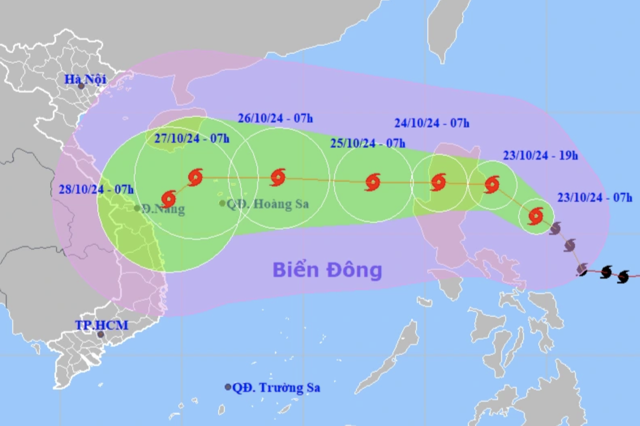 TPHCM lên phương án ứng phó bão Trà Mi trên Biển Đông - 1